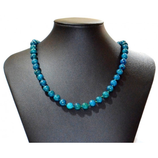 chrysocolla necklace 8mm