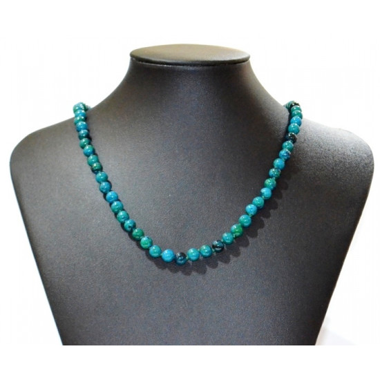 chrysocolla necklace 6mm