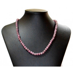 lepidolite necklace 6mm