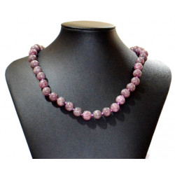 lepidolite necklace 10mm