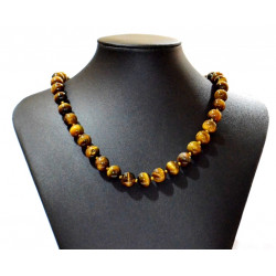 tiger eye necklace 10mm