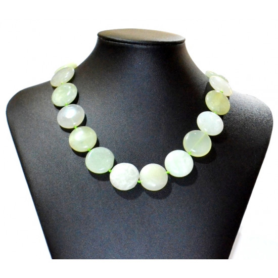 round serpentine necklace