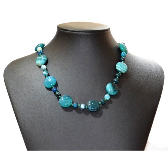 green agate necklace