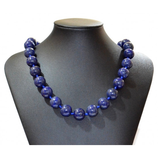 lapis lazuli necklace 14mm