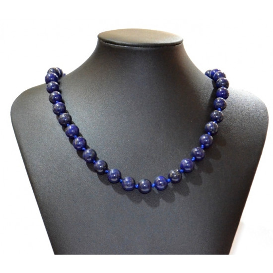 lapis lazuli necklace 10mm