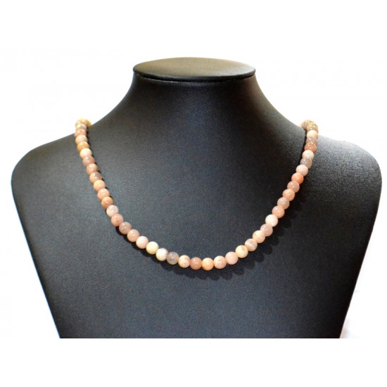 sunstone necklace 6mm