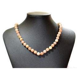 sunstone necklace 8mm