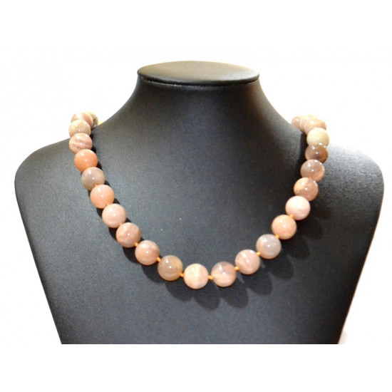 sunstone necklace 12mm