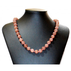 lepidocrocite necklace 10mm