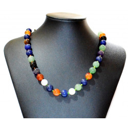multi-stone necklace 10mm