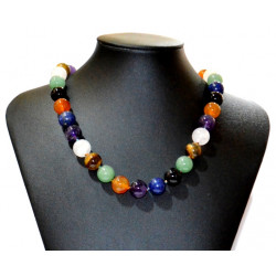 multi-stone necklace 12mm