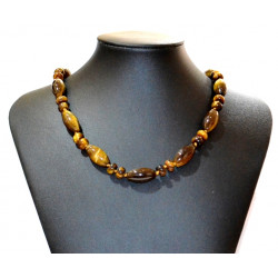 olive tiger eye necklace