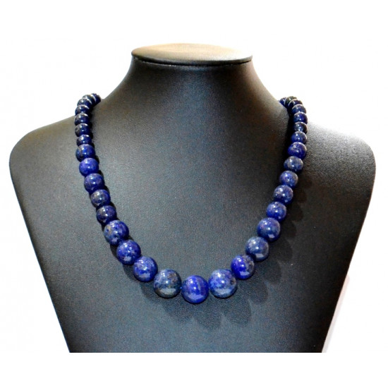 cascading lapis lazuli necklace 6-14mm