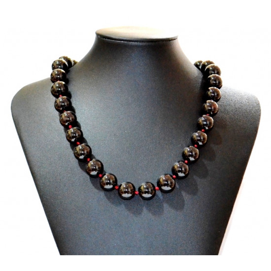 garnet necklace 14mm