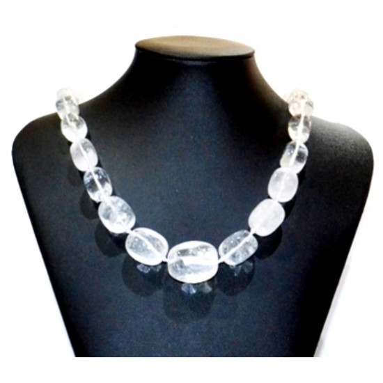 cascading quartz necklace GM