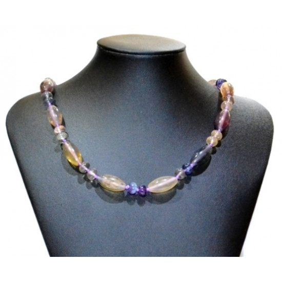 olive fluorite necklace