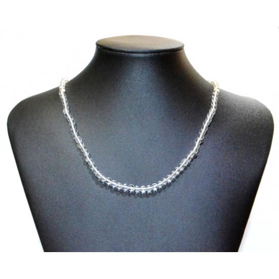 quartz necklace 4mm