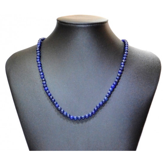 lapis lazuli necklace 4mm