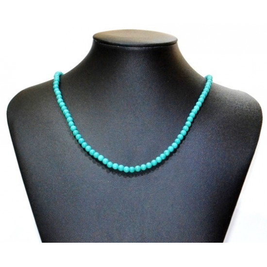 turquoise necklace extra 4mm