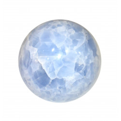 Blue calcite Sphere