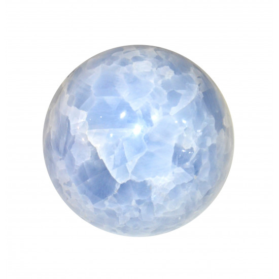 Blue calcite Sphere