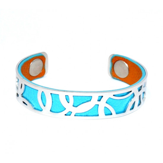 Bracelet 14mm blue / brown