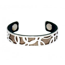 Bracelet 14mm bronze / Metallic green