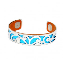 Bracelet 14mm blue / brown