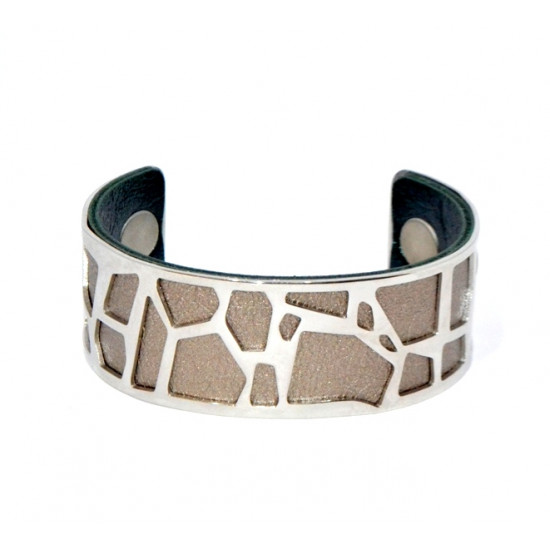 Bracelet 25mm bronze / vert