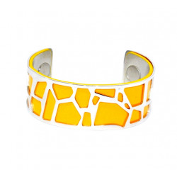 Bracelet 25mm yellow / silver