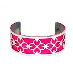 Bracelet 25mm Pink / Silver