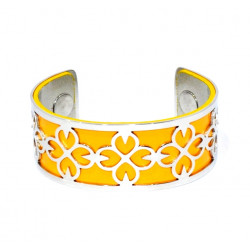 Bracelet 25mm yellow / silver