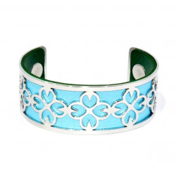 Bracelet 25mm blue / green