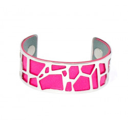 Bracelet 25mm Pink / Silver