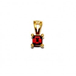 Vermeil Garnet Pendant