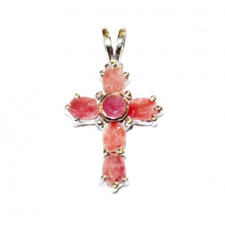 Sterling Silver Ruby Pendant PF-20