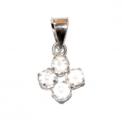 Sterling Silver Rose Quartz Pendant