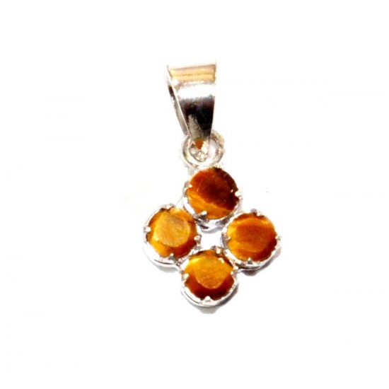 Sterling Silver Tiger's Eye Pendant