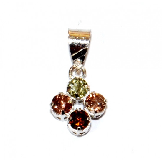 Sterling Silver Tourmaline Pendant