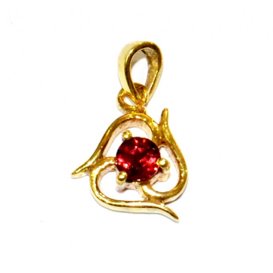 Vermeil Garnet Pendant