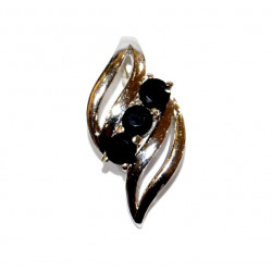 Sterling Silver Onyx Pendant PF-03
