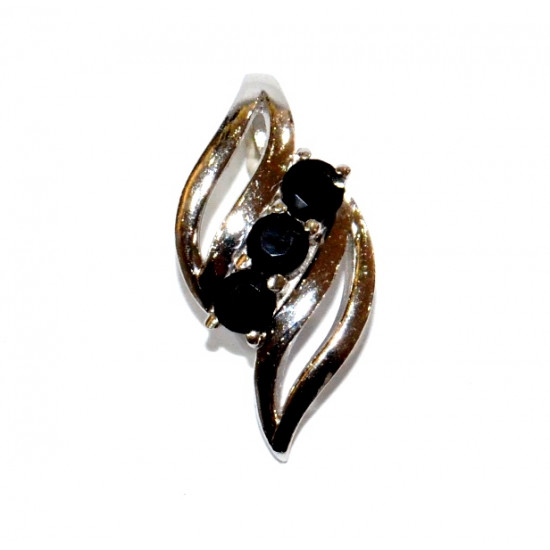 Sterling Silver Onyx Pendant PF-03