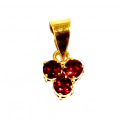 Vermeil Garnet Pendant