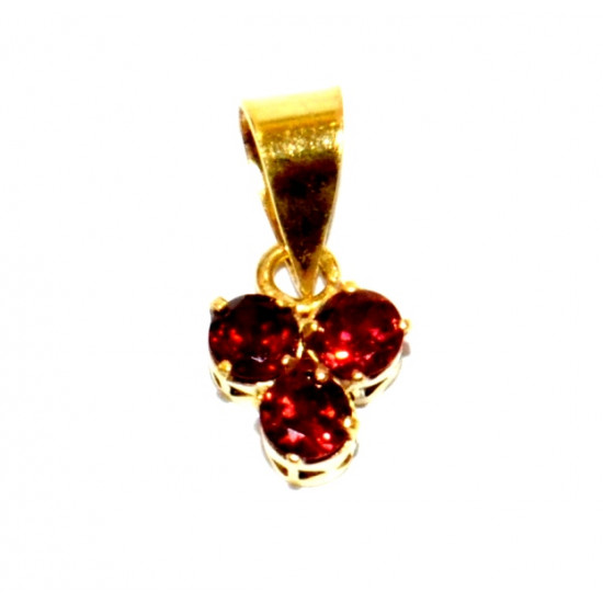 Vermeil Garnet Pendant