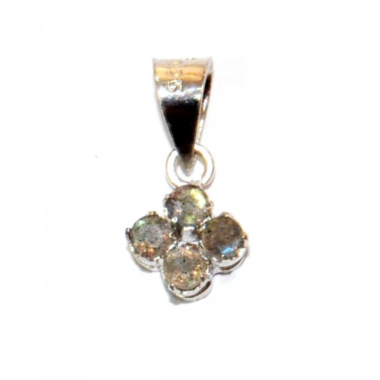 Sterling Silver Labradorite Pendant PF-10