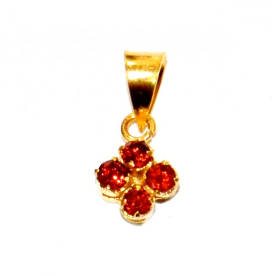 Vermeil Garnet Pendant