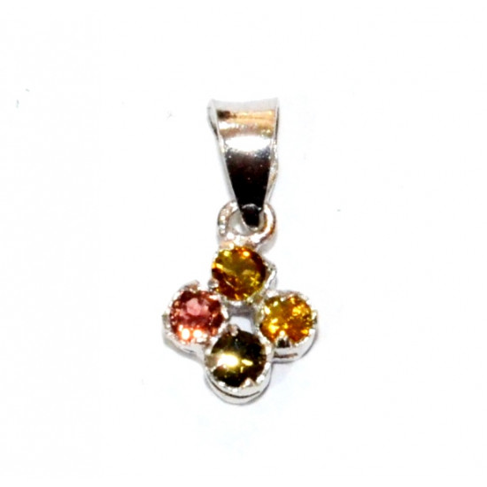 Sterling Silver Tourmaline Pendant