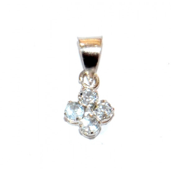 Sterling Silver Aquamarine Pendant PF-10 