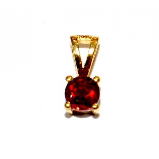 Vermeil Garnet Pendant