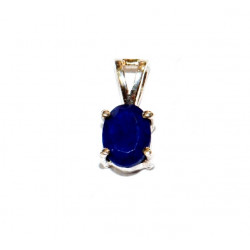 Sterling Silver Lapis Lazuli Pendant PF-36